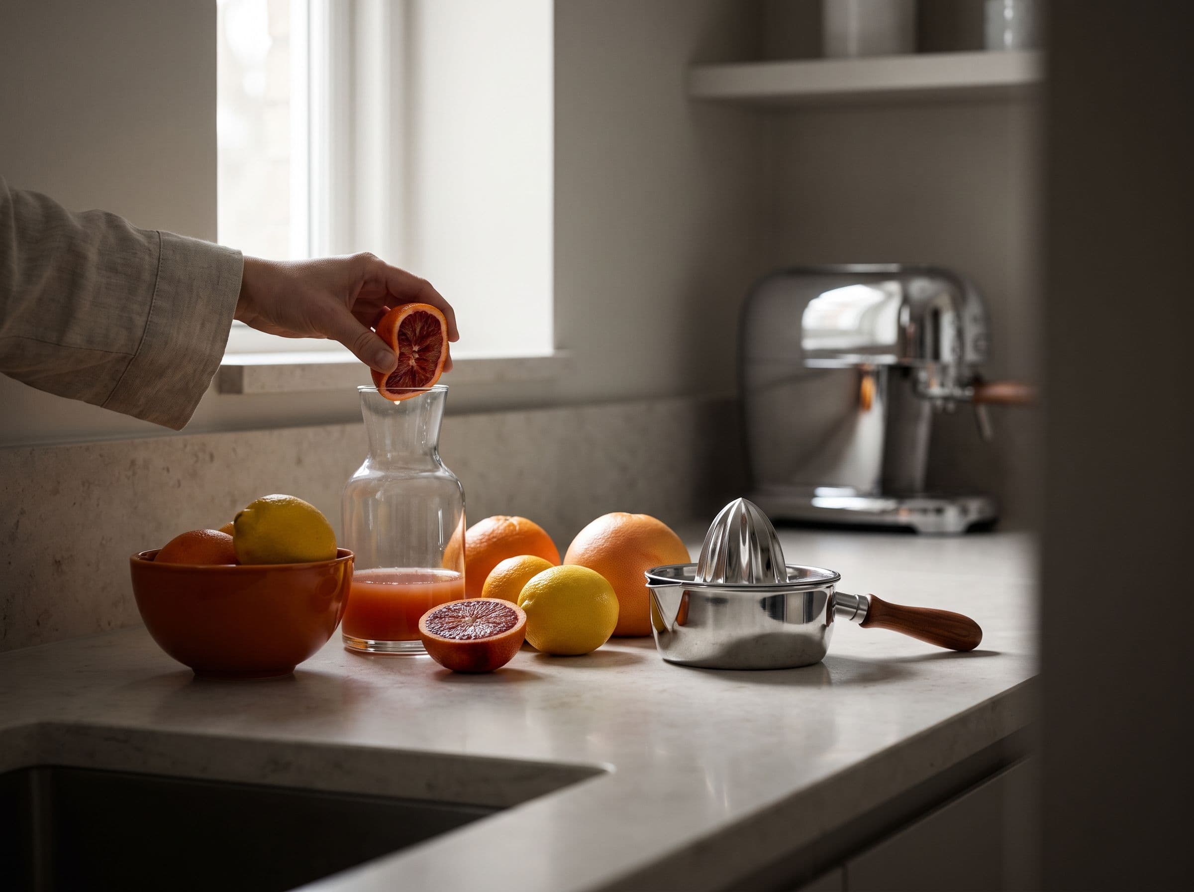 Quel est le meilleur design de presse agrumes pour la cuisine moderne
